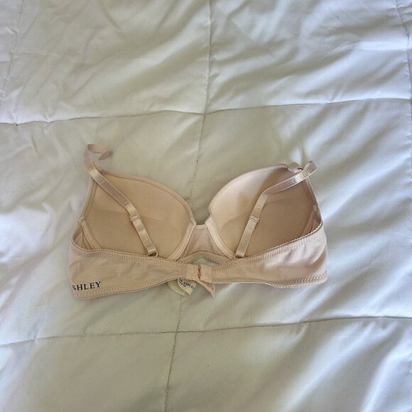 Laura Ashley Womens 2 Pack Bra 34B Pink Blue Underwired Push Up Bra Soft - Picture 6 of 11